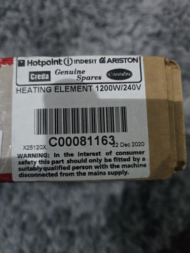 Hotpoint oven hob heater - oven,